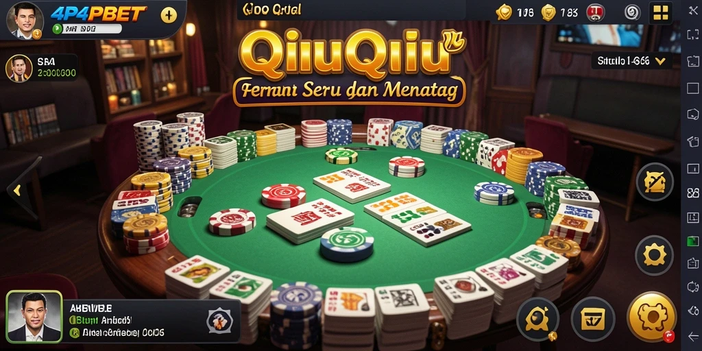 Tampilan gameplay seru dari 4P4PBET QiuQiu yang penuh tantangan.