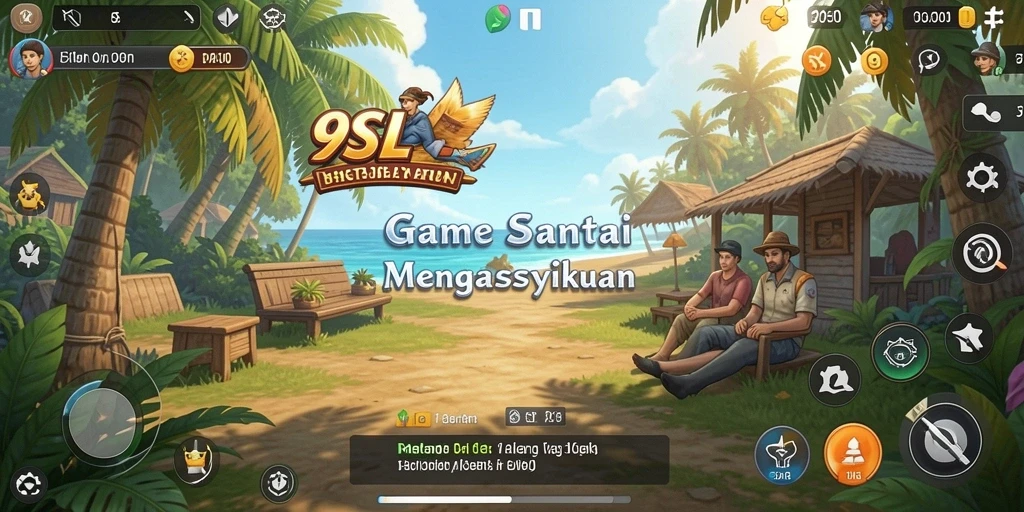 Gameplay Santai di 9SL yang penuh warna dan menyenangkan.