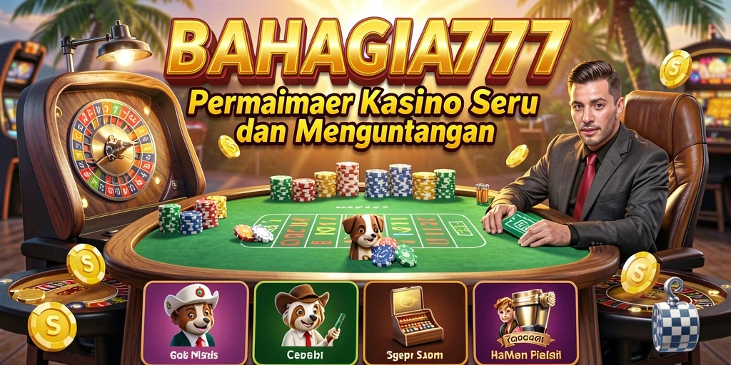 Tampilan menarik dari gameplay seru BAHAGIA777.
