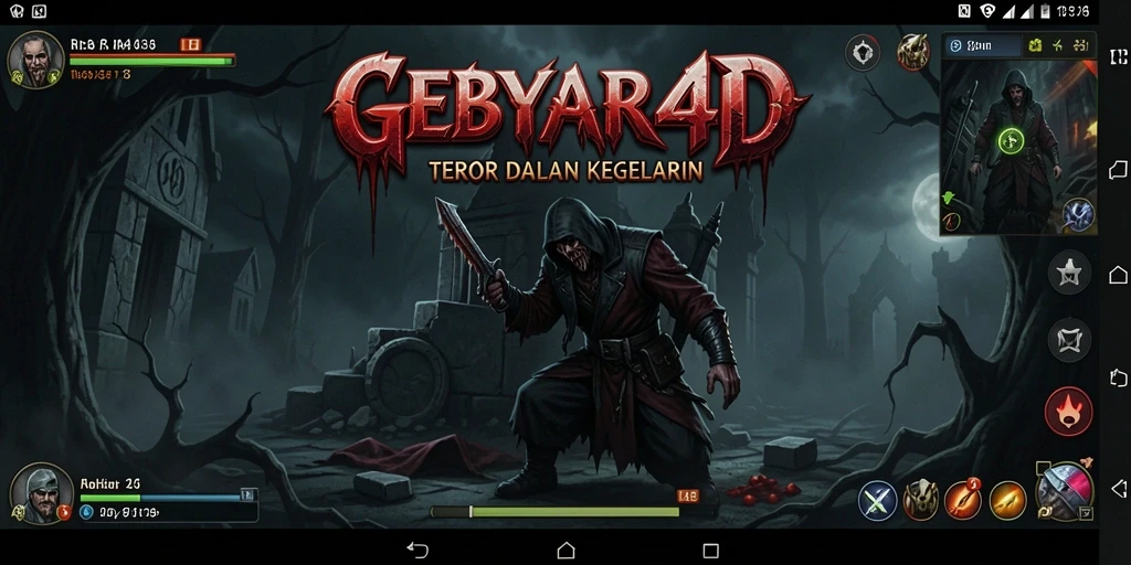 Screenshot menampilkan suasana mencekam dalam GEBYAR4D.