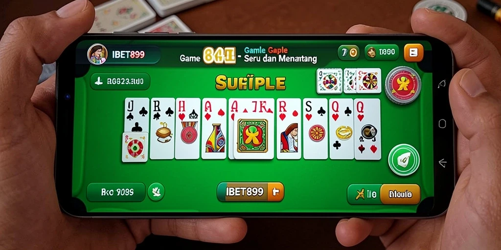 Gameplay seru Gaple di IBET899 yang menarik.