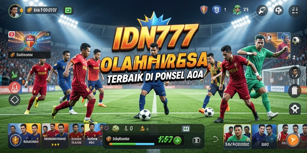 Tampilan gameplay seru dalam IDN777 yang menampilkan pertandingan olahraga.