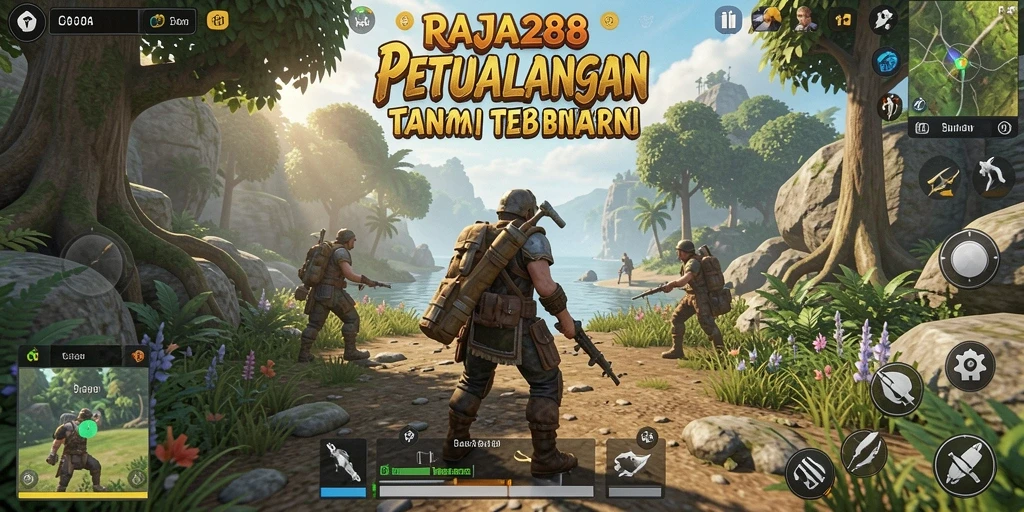 Tampilan gameplay RAJA288 yang menakjubkan dalam dunia terbuka.