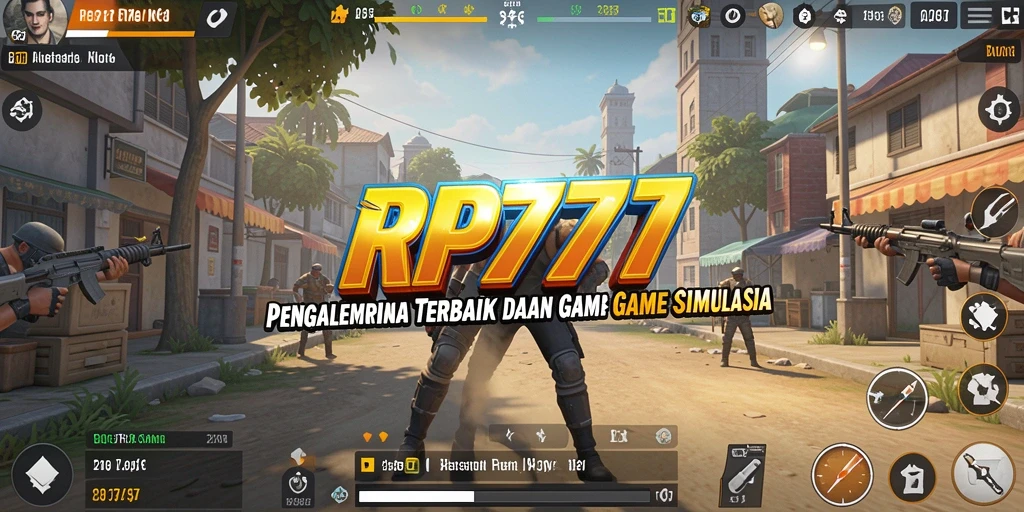 Tangkapan layar menampilkan suasana gameplay RP777 yang interaktif.