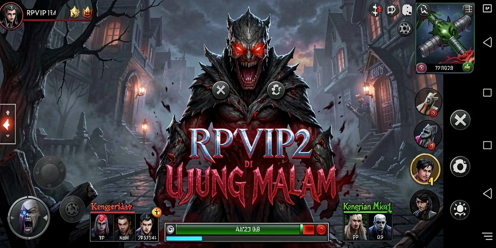 Tangkapan layar RPVIP2 menampilkan momen menakutkan dalam gameplay yang mendebarkan.