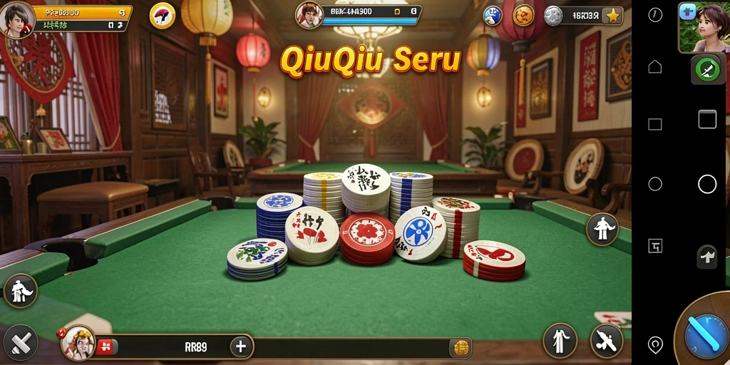 Gameplay QiuQiu yang seru dan menegangkan di RR89.