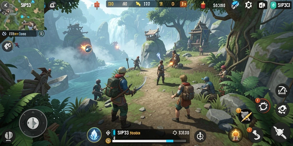 Tangkapan layar gameplay menunjukkan petualangan luas di dunia terbuka.